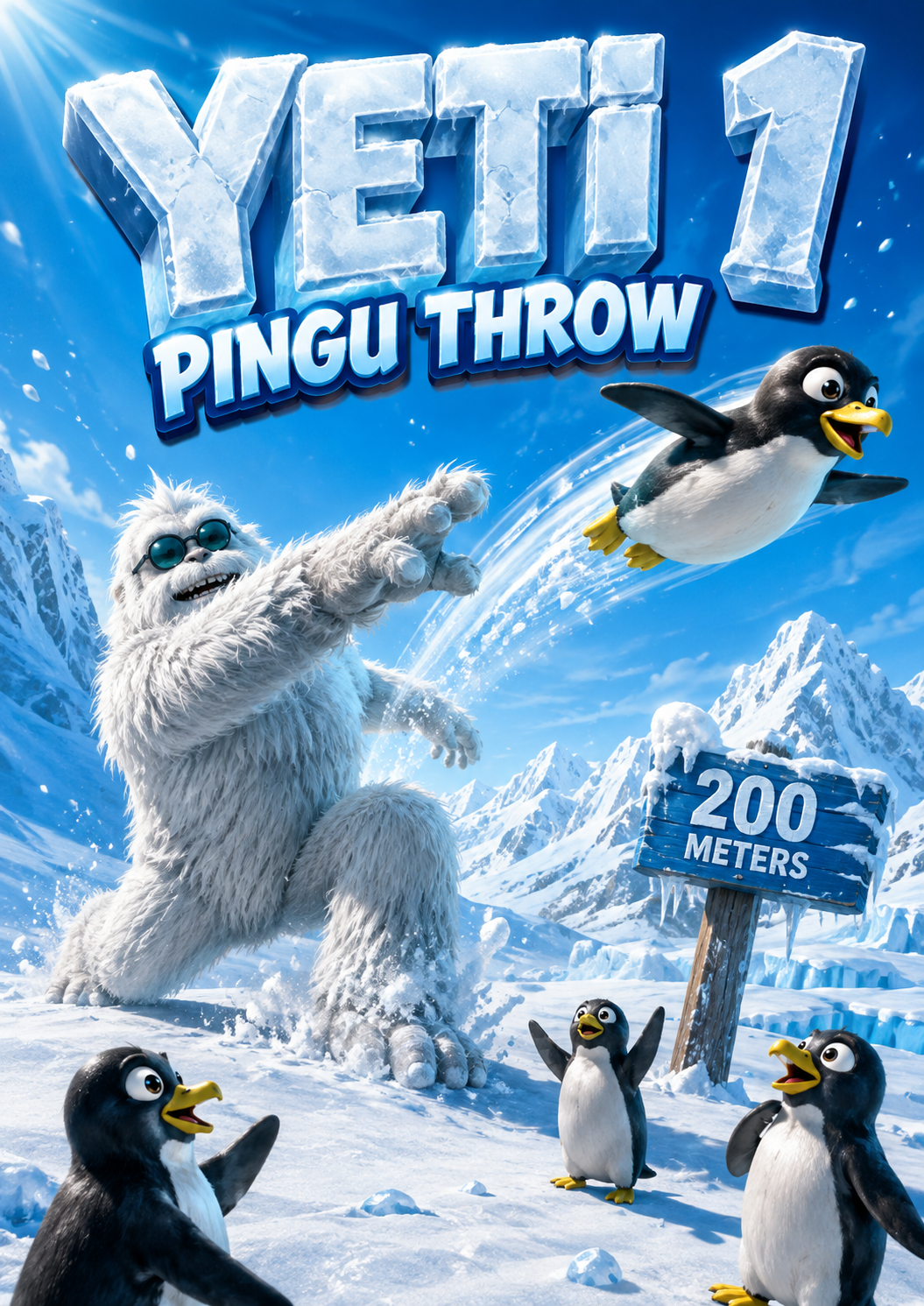 Cover von Yeti 1 - Pingu Throw